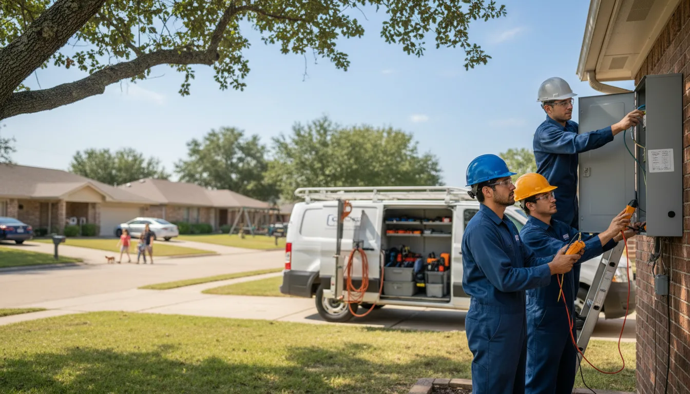 Certified electrician providing emergency electrical services in Oak Hill, AL
